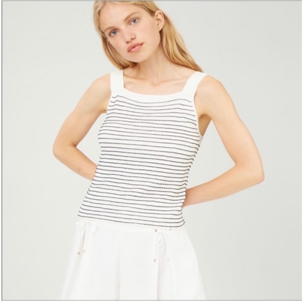 Club Monaco Huko Knit Square Neck Tank Top - Picture 7 of 7